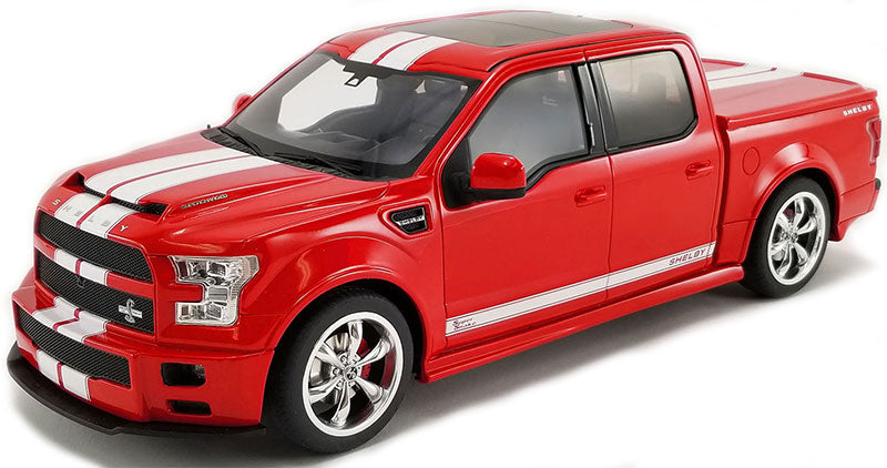 ギャラリービューアに画像をロードする, 2017 Shelby F-150 Super Snake in Race Red with White Stripes /GT Spirit 1/18 ミニカー