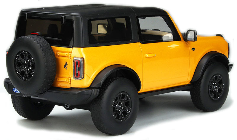 ギャラリービューアに画像をロードする, 2021 Ford Bronco WildTrak Edition in Cyber Orange Metallic /GT Spirit 1/18 ミニカー