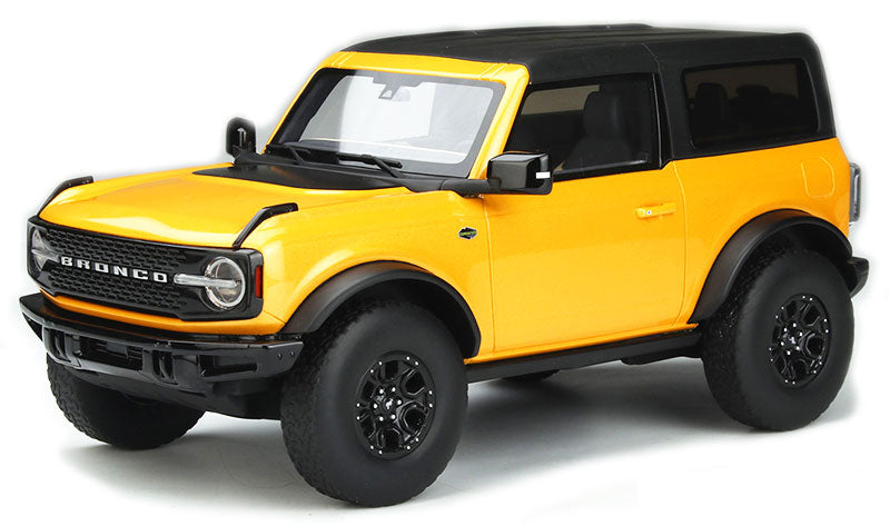 ギャラリービューアに画像をロードする, 2021 Ford Bronco WildTrak Edition in Cyber Orange Metallic /GT Spirit 1/18 ミニカー