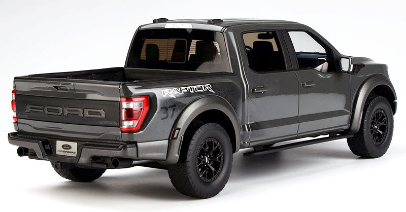 ギャラリービューアに画像をロードする, 【予約】6月以降発売予定2022 Ford F-150 Raptor in Lead Foot Grey /GT Spirit 1/18 ミニカー