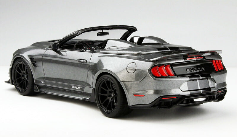 ギャラリービューアに画像をロードする, 【予約】6月以降発売予定2021 Shelby Super Snake Speedster in Carbonized Grey with Black Stripes /GT Spirit 1/18 ミニカー