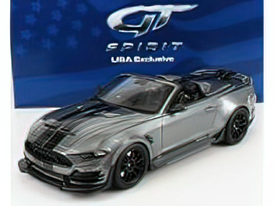 FORD USA - MUSTANG SHELBY CABRIOLET SUPER SNAKE 2021 - GREY BLACK /GTスピリット 1/18 ミニカー