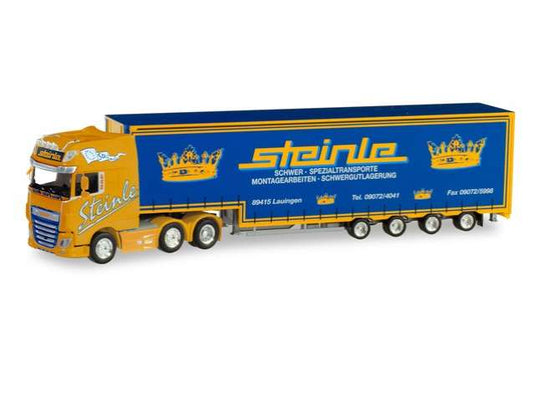 Steinle DAF XF Super Space Cab トラクタ / Herpa 1/87 建設機械模型 工事車両