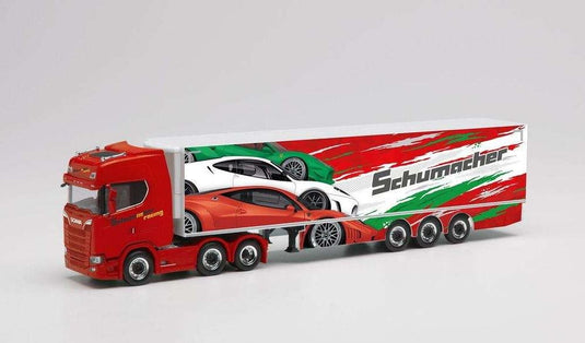 Herpa Schumacher W?rselen Scania CS20HD refrigerated box セミトレーラー 313643 /Herpa 1/87 ミニチュア トラック 建設機械模型 工事車両