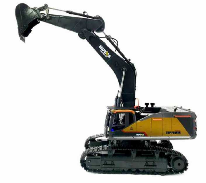 ギャラリービューアに画像をロードする, ショベル 人気 ラジコン RC 22CH Huina1592 重機 完成品 1/14 リモコン付き