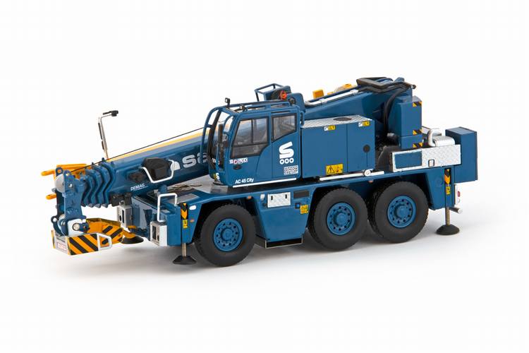 ギャラリービューアに画像をロードする, Sarens Demag AC45 City モバイルクレーン 建設機械模型 工事車両IMC 1/50 ミニチュア