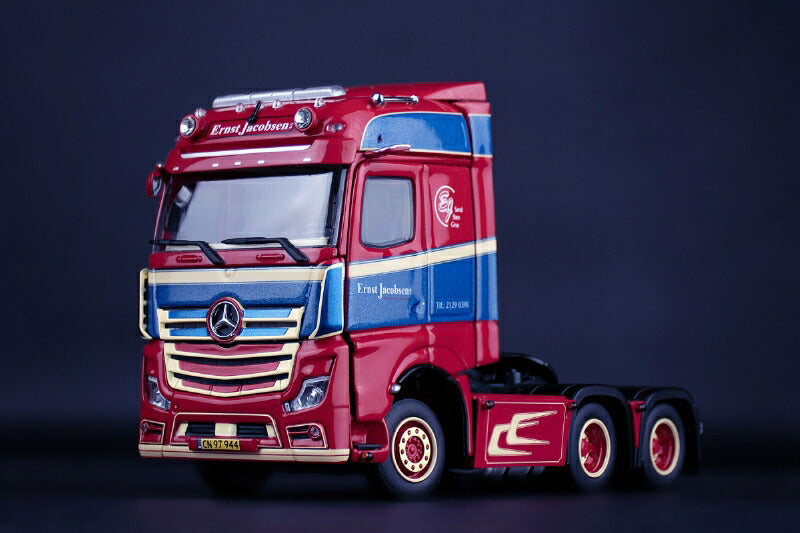 ギャラリービューアに画像をロードする, 【予約】ERNST JACOBSEN The Mercedes-Benz Actros BigSpace 6x4 トラックトラクタ/IMC 建設機械模型 工事車両 1/50 ミニカー
