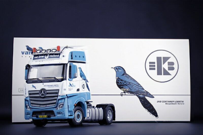 ギャラリービューアに画像をロードする, 【予約】EKB Van Driel Mercedes-Benz Actros GigaSpace 4x2 トラックトラクタ/IMC 建設機械模型 工事車両 1/50 ミニカー