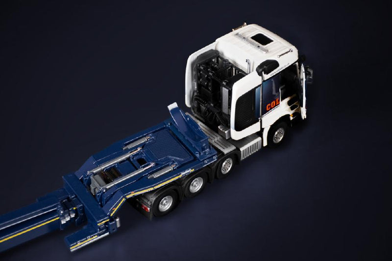 ギャラリービューアに画像をロードする, Collett Mercedes Benz Arocs SLT BigSpace 8x4 Nooteboom Super Wing Carrier / IMC 1/50 建設機械模型 工事車両