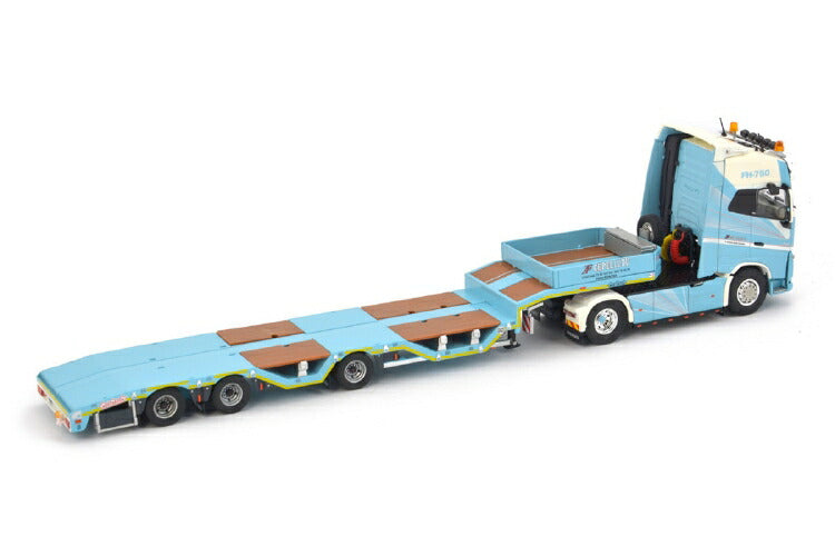 ギャラリービューアに画像をロードする, 【予約】10-12月以降発売予定Cepelludo Volvo FH04 Globetrotter 4x2 Nooteboomノーテブーム トレーラー/建設機械模型 工事車両IMC 1/50 ミニチュア