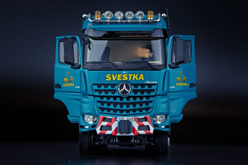 ギャラリービューアに画像をロードする, 【予約】Svestka メルセデス・ベンツアクトロス SLT BigSpace 8x4トラック トラクタ /IMC 建設機械模型 工事車両 1/50 ミニカー