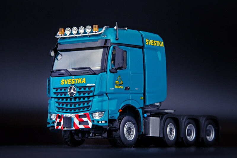 ギャラリービューアに画像をロードする, 【予約】Svestka メルセデス・ベンツアクトロス SLT BigSpace 8x4トラック トラクタ /IMC 建設機械模型 工事車両 1/50 ミニカー