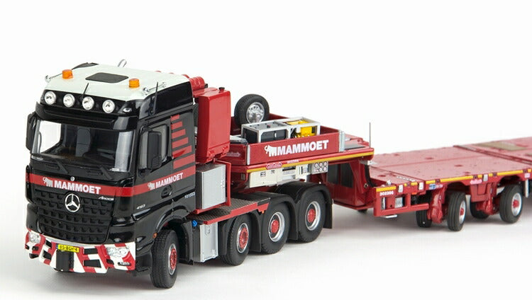ギャラリービューアに画像をロードする, マムート特注MAMMOET MB AROCS 8X4 + MCO-PX 6軸 + 2軸 MULTIDOLLY トラック トレーラー IMC 1/50 建設機械 模型ミニカー はたらく車重機