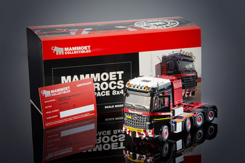 ギャラリービューアに画像をロードする, マムート特注MAMMOET MB AROCSメルセデスベンツアクトロス SLT BIGSPACE 8X4トラック IMC 1/50 建設機械 模型ミニカー はたらく車重機