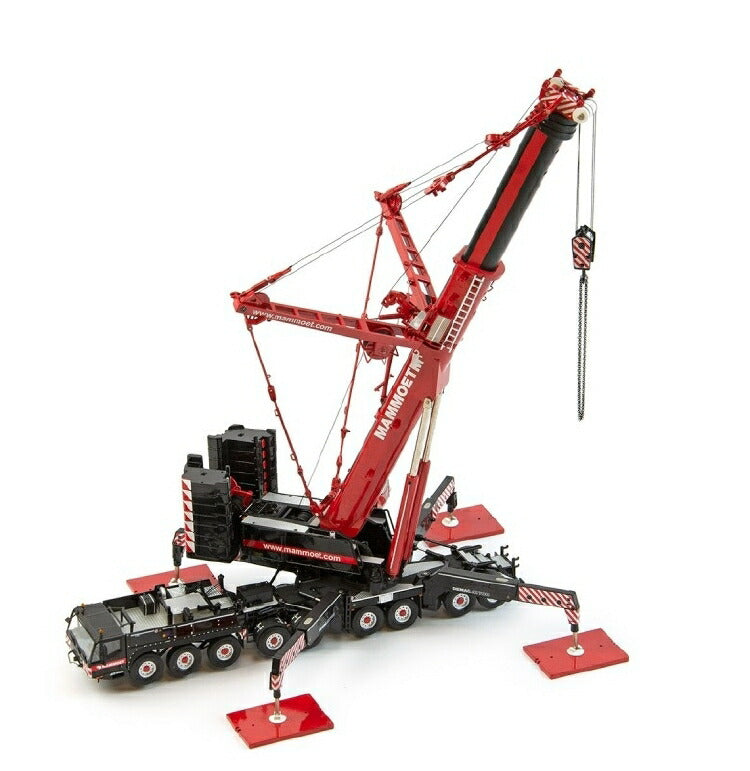 ギャラリービューアに画像をロードする, マムート特注 MAMMOET DEMAG AC 700 モバイルクレーン /建設機械模型 工事車両 IMC 1/50 ミニカー