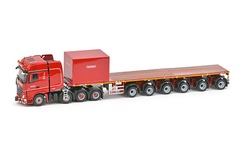 ギャラリービューアに画像をロードする, 【予約】2017年発売予定Nooteboomノーテブーム メルセデスベンツアクトロス2 Gigaspace 8x4 - Nooteboomノーテブーム バラストトレーラー 6軸 トラックトレーラー/IMC 建設機械模型 工事車両 1/50 ミニチュア