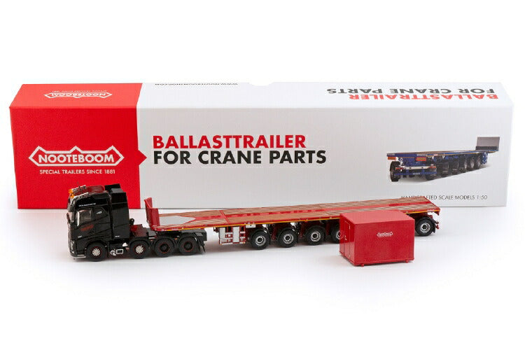 ギャラリービューアに画像をロードする, Black Series - 7-axle Ballasttrailer with Volvo FH04 Globetrotter トレーラー /建設機械模型 工事車両 IMC 1/50 ミニカー