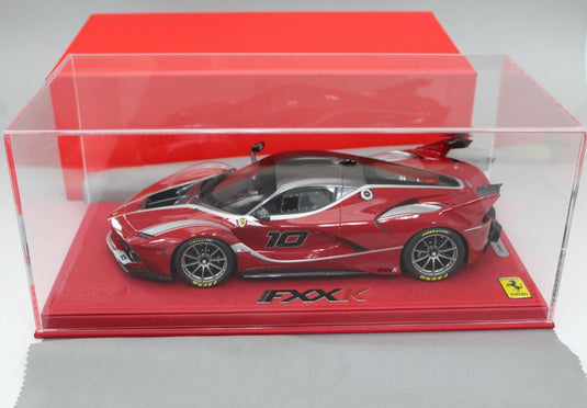 Ferrariフェラーリ FXX K car no. 10 99台限定 クリアケース付属/BBR1/18 レジンミニカー