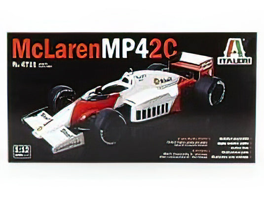 McLARENマクラーレン F1 MP42C N 1 WORLD CHAMPION ALAIN PROST + N 2 KEKE ROSBERG SEASON 1986 - WHITE RED /ITALERI 1/12 プラモデル モデルキット