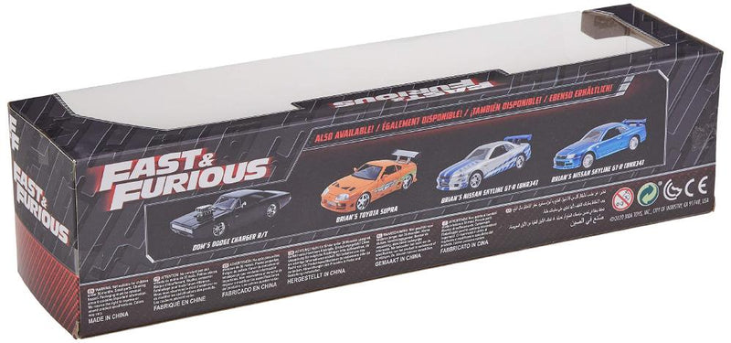 ギャラリービューアに画像をロードする, ワイルドスピード ブライアン 日産スカイライン GT-R R34 Silver & Nissan GT-R R34 Blue 1/32 Jada Toys ミニカー