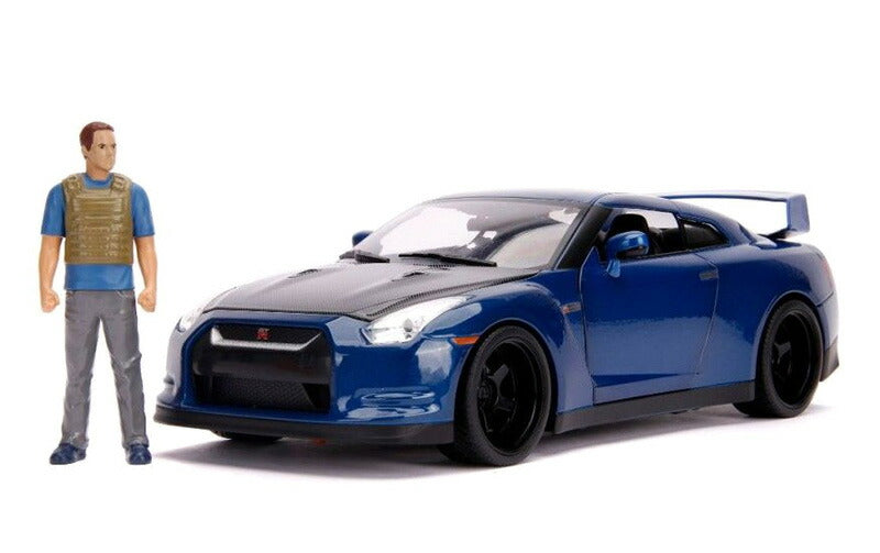GT-R R35 ワイスピ ブライアン フィギュア 1/18 JADA ミニカー