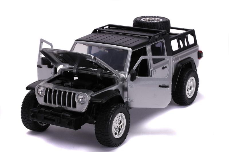 ギャラリービューアに画像をロードする, ジープ グラディエーター ワイルド・スピード 9 ジェットブレイク シルバー / JADA 1/24 ミニカー