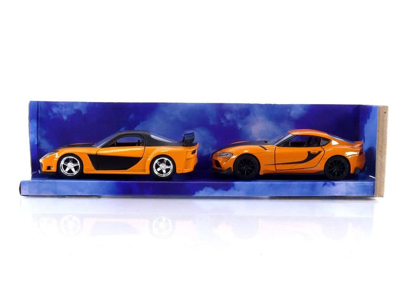 ギャラリービューアに画像をロードする, ワイルドスピード 1/32 Han's マツダ RX-7 & Toyota GR Supraトヨタスープラ Jada Toys ミニカー