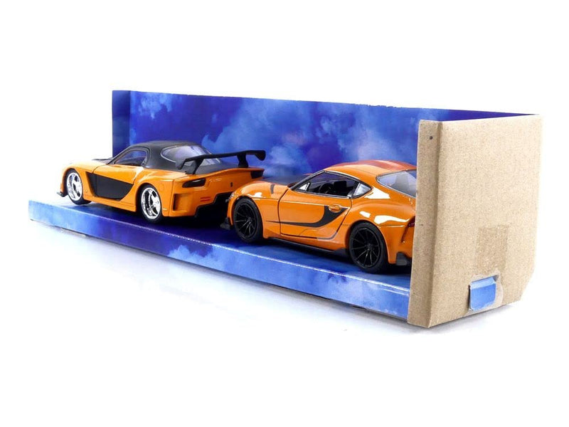 ギャラリービューアに画像をロードする, ワイルドスピード 1/32 Han's マツダ RX-7 & Toyota GR Supraトヨタスープラ Jada Toys ミニカー