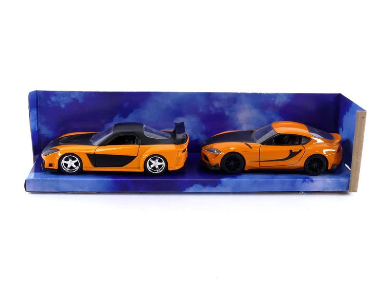 ギャラリービューアに画像をロードする, ワイルドスピード 1/32 Han's マツダ RX-7 & Toyota GR Supraトヨタスープラ Jada Toys ミニカー