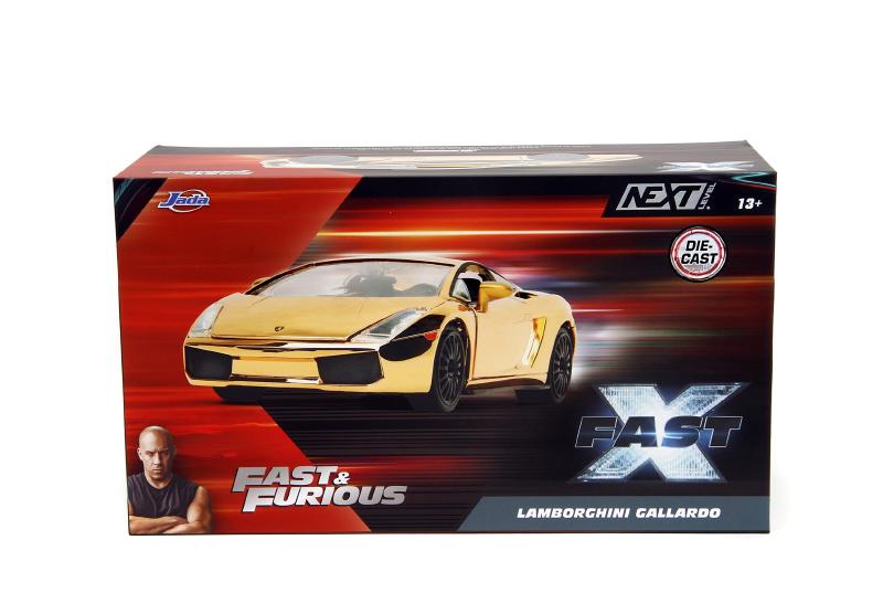 ギャラリービューアに画像をロードする, 【予約】8月以降発売予定ワイルドスピード Lamborghini Gallardoランボルギーニガヤルド ゴールドクローム 1/24 世界3500台限定 ミニカー