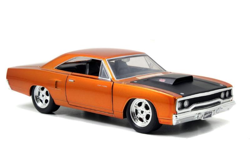 ギャラリービューアに画像をロードする, ドミニク 1970 Plymouth Road Runner ワイルドスピード SKY MISSION (2015) ミニカー / JADA 1/24