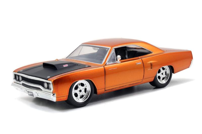 ギャラリービューアに画像をロードする, ドミニク 1970 Plymouth Road Runner ワイルドスピード SKY MISSION (2015) ミニカー / JADA 1/24