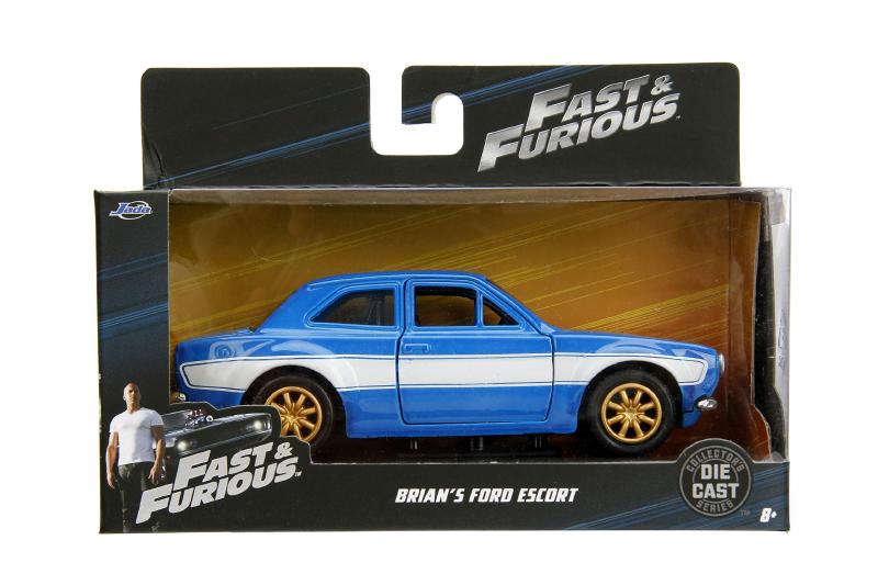ギャラリービューアに画像をロードする, ブライアンのフォード エスコート RS2000 MK1 ワイルドスピード ブルー 劇中車 / JADA 1/32 ミニカー