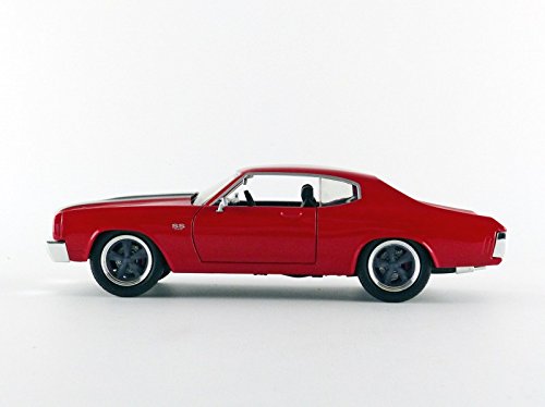 ギャラリービューアに画像をロードする, Chevroletシボレー Chevelleシェベル 1970 グロスレッド マッスルカー 模型 / JADA 1/24 ミニカー 模型
