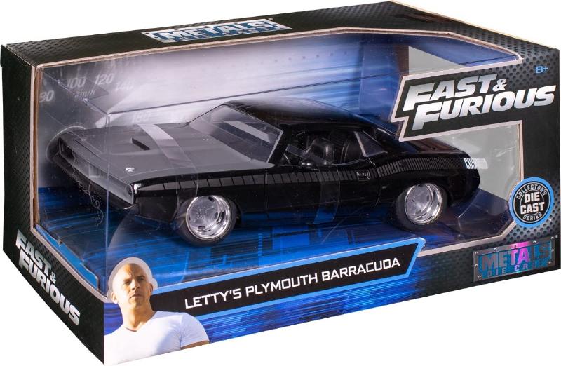 ギャラリービューアに画像をロードする, Jada Toys ワイルドスピード 1970 Plymouth Barracuda 1/24 ミニカー