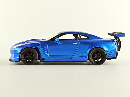 ギャラリービューアに画像をロードする, Jada Toys ワイルドスピード 1/24 2009 ブライアン Nissan GT-R R35 Ben Sopra Blue ミニカー