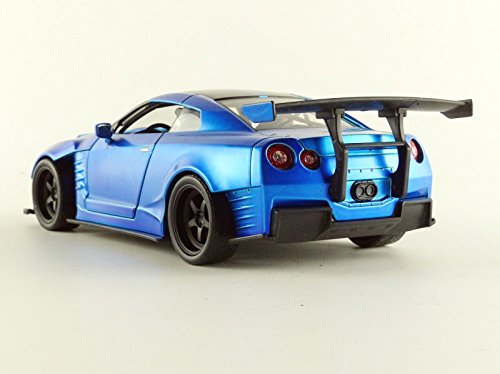 ギャラリービューアに画像をロードする, Jada Toys ワイルドスピード 1/24 2009 ブライアン Nissan GT-R R35 Ben Sopra Blue ミニカー