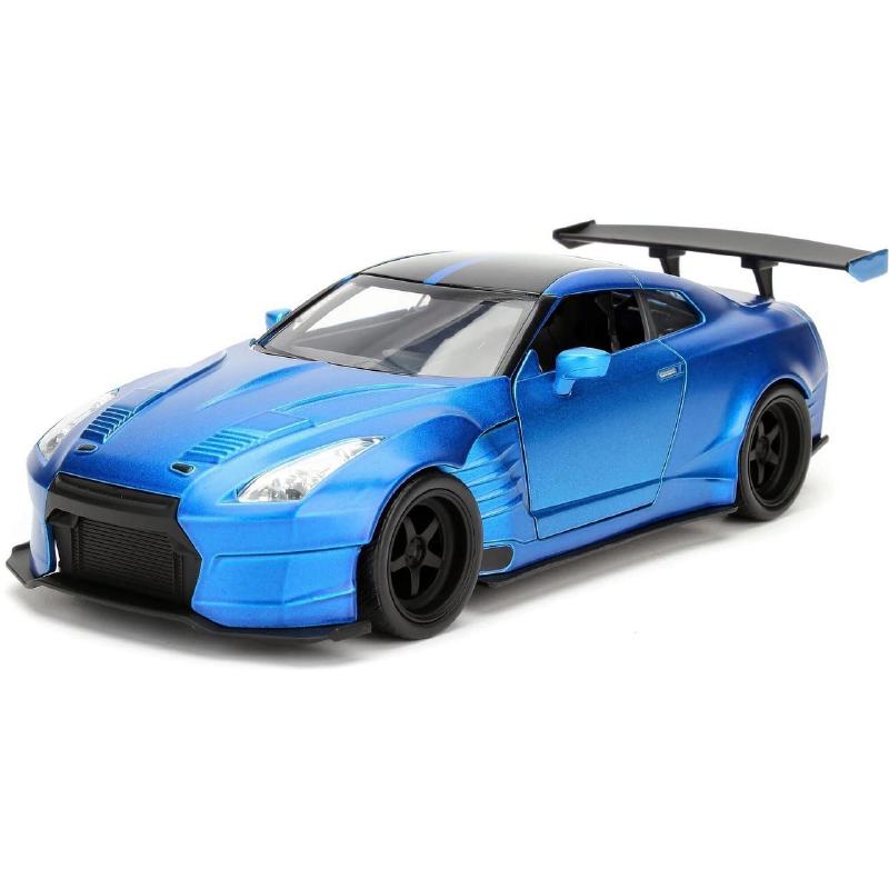 ギャラリービューアに画像をロードする, Jada Toys ワイルドスピード 1/24 2009 ブライアン Nissan GT-R R35 Ben Sopra Blue ミニカー