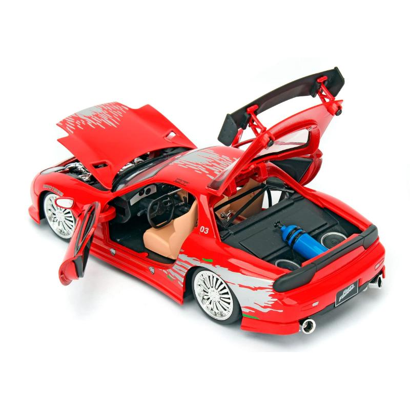ギャラリービューアに画像をロードする, ドミニク Mazda RX-7 ワイルドスピード ミニカー / JADA 1/24