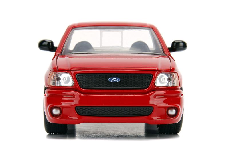 ギャラリービューアに画像をロードする, Jada Toys ワイルドスピード 1/24 ブライアン Ford F-150 SVT ライトニング Red 99574 ミニカー