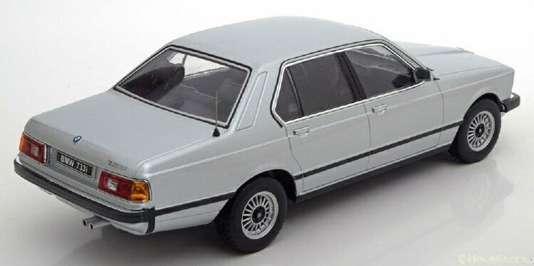 ギャラリービューアに画像をロードする, BMW 733i E23 1977 silver /KK-SCALE 1/18 ミニカー