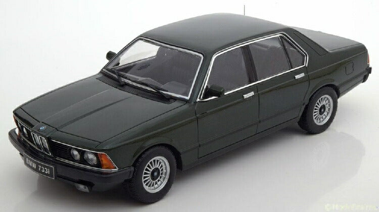ギャラリービューアに画像をロードする, BMW 733i E23 1977 darkgreen-metallic /KK-SCALE 1/18 ミニカー