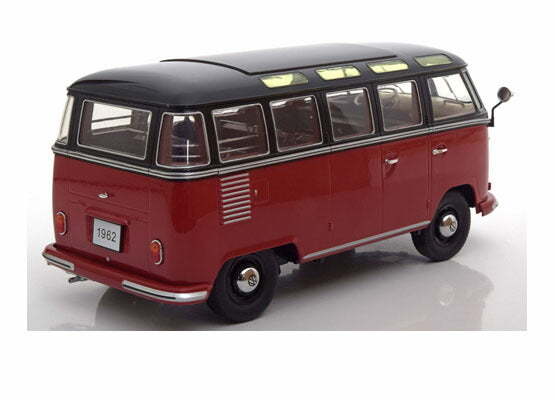 ギャラリービューアに画像をロードする, VW T1 Samba 1962 red/black /KK-SCALE 1/18 ミニカー
