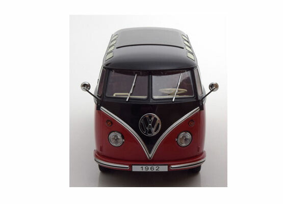 ギャラリービューアに画像をロードする, VW T1 Samba 1962 red/black /KK-SCALE 1/18 ミニカー