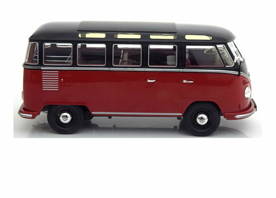 ギャラリービューアに画像をロードする, VW T1 Samba 1962 red/black /KK-SCALE 1/18 ミニカー