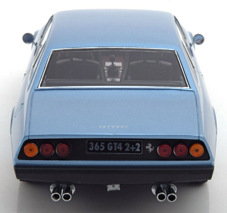 ギャラリービューアに画像をロードする, Ferrariフェラーリ 365 GT4 2+2 lightblue-metallic /KK-SCALE 1/18 ミニカー