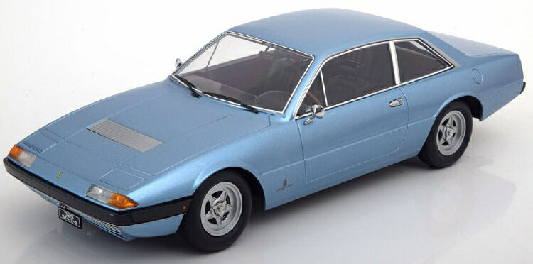 ギャラリービューアに画像をロードする, Ferrariフェラーリ 365 GT4 2+2 lightblue-metallic /KK-SCALE 1/18 ミニカー