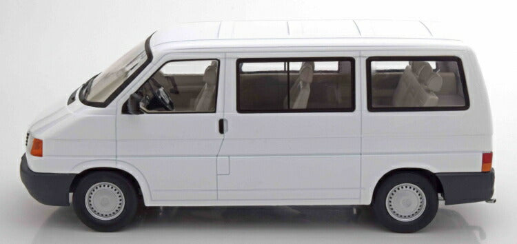 ギャラリービューアに画像をロードする, VW T4 Caravelle 1992 white /KK-SCALE 1/18 ミニカー