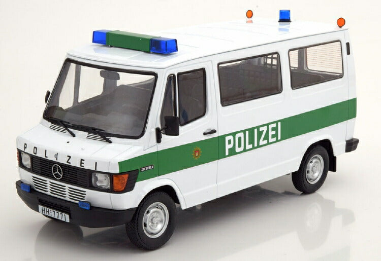 ギャラリービューアに画像をロードする, Mercedesメルセデスベンツ 208 D 1988 German Police ( POLIZEI ) /KK-SCALE 1/18 ミニカー