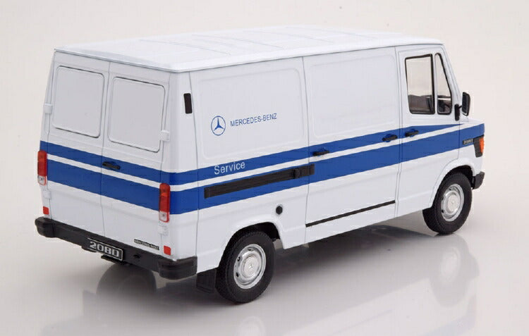 ギャラリービューアに画像をロードする, Mercedesメルセデス 208 D Transporterトランスポーター Mercedes Service 1988 ホワイトブルー / KK-SCALE 1/18 ミニカー